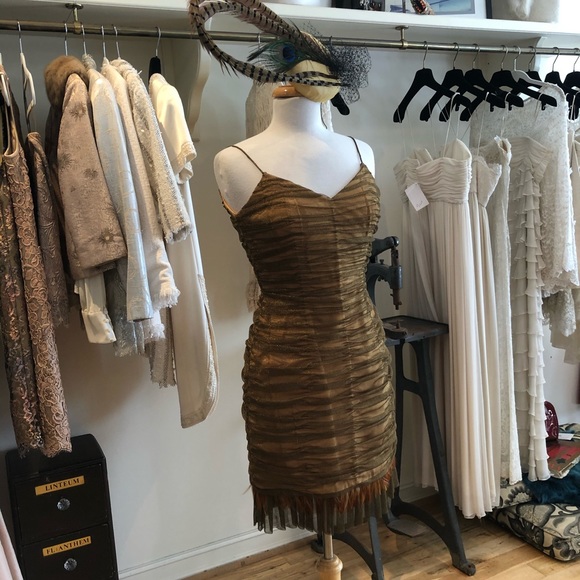 Gold Dress - custom made or off the hanger - Picture 1 of 6